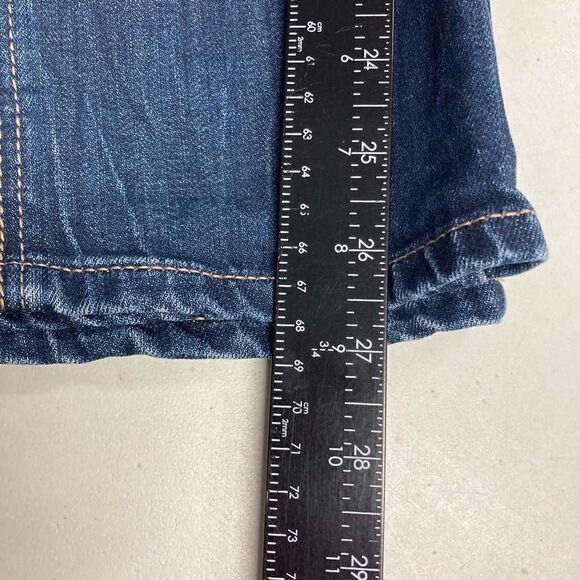 EXPRESS Modern Boyfriend Relaxed Fit Low Rise Size 4 Blue - Picture 3 of 11